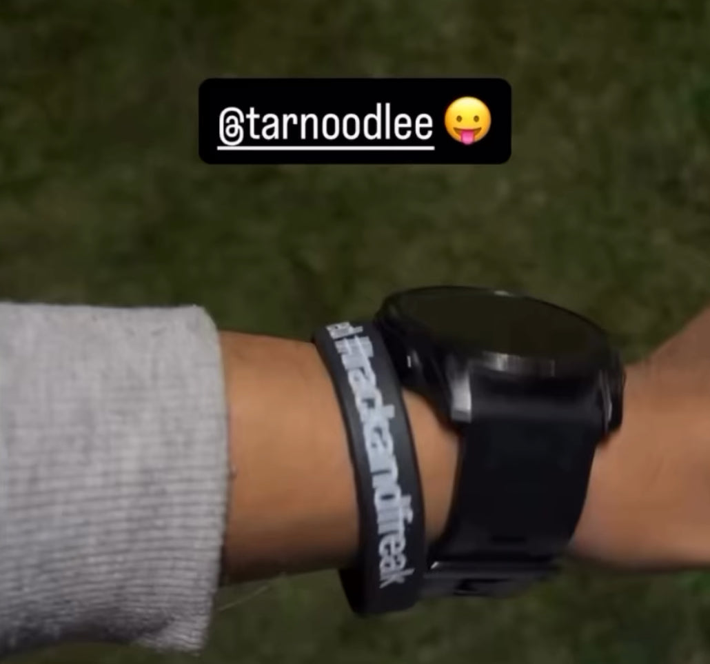 i saved #trackandfreak wristband