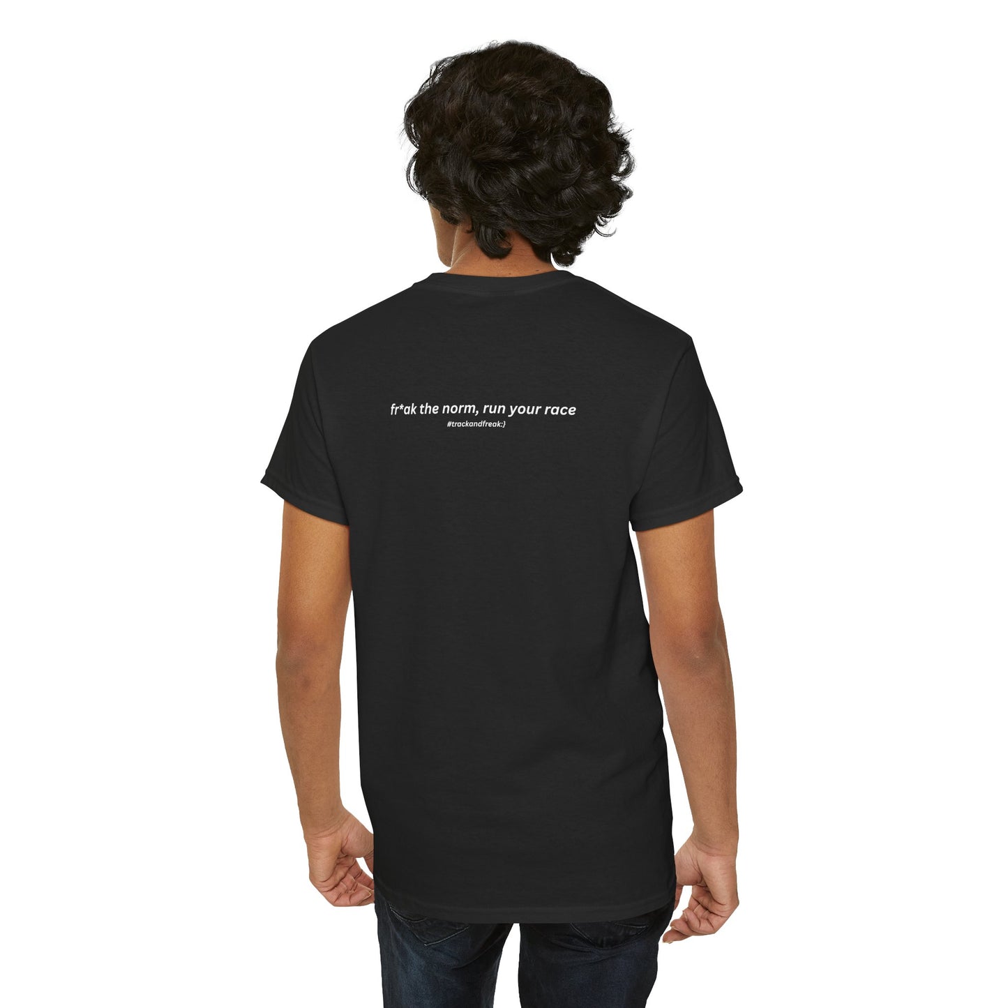 #trackandfr*ak Unisex Tee - Inspire Your Journey, Casual Wear, Gift for Him/Her, Running Inspiration, Everyday Comfort